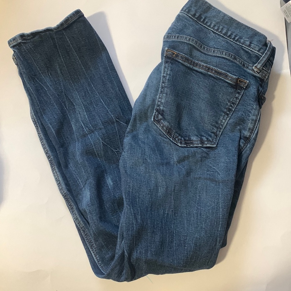 Dark blue jeans